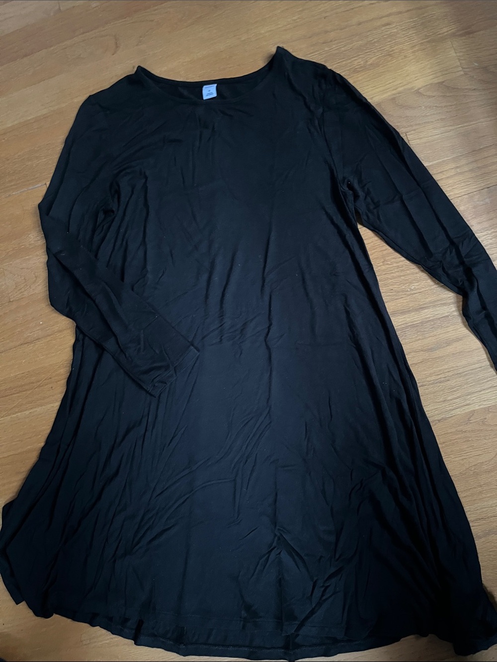 Women's Long Sleeve Black Little Dress